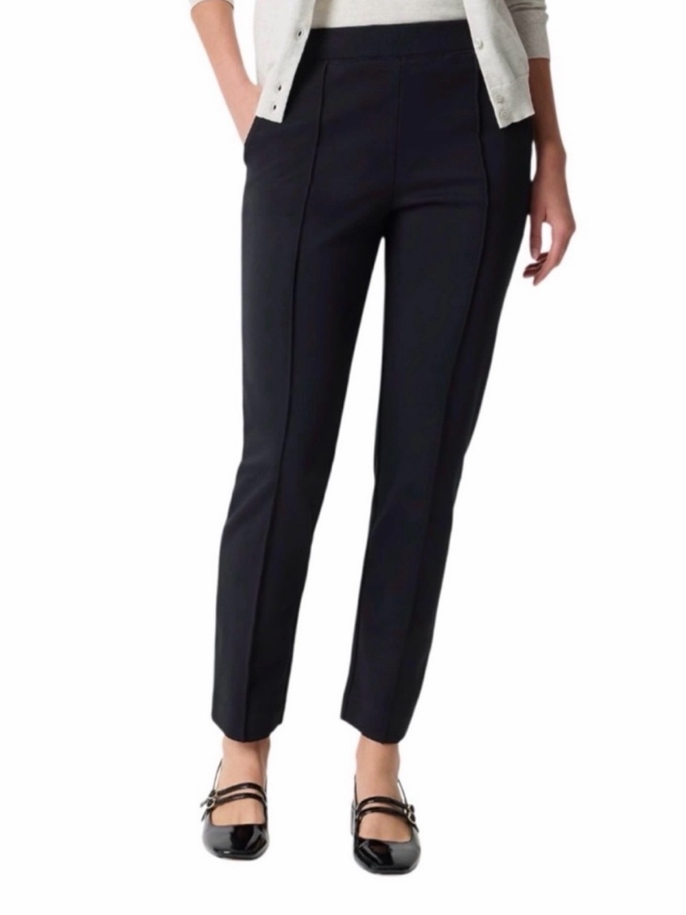 NWT J. Crew Women’s Black Ponte Trousers (S)